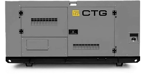 Дизельный генератор CTG 42WE 30 кВт с электростартером в кожухе