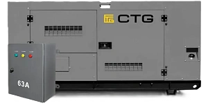 Дизельный генератор CTG 12M 8 кВт в кожухе с АВР