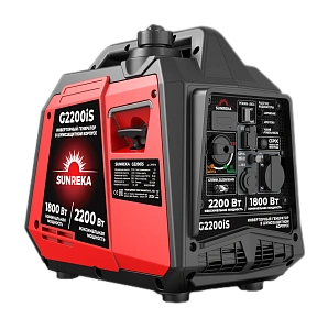 Инверторный бензиновый генератор SUNREKA G2200iS 1.8 кВт с ручным стартом