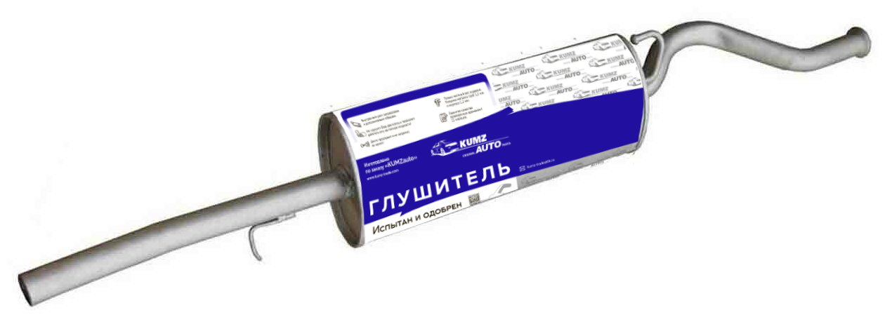 Глушитель основной Ваз 2110 н/о KUMZ