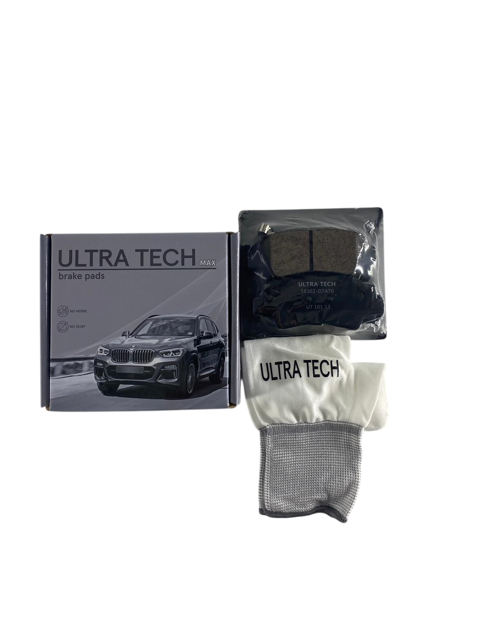 Колодки тормозные задние Hyundai Solaris (17-) Kio Rio (17-) (керам) ULTRA TECH