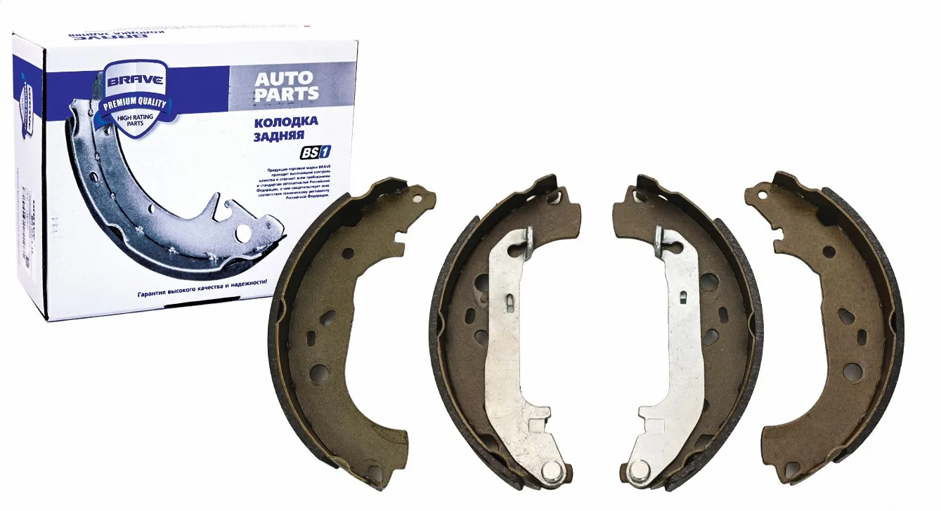 Колодка тормозная задняя Ford Focus II 04- 228х42 Brave