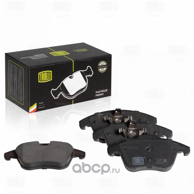 Колодки тормозные дисковые передние Ford Mondeo IV (07-) TRIALLI
