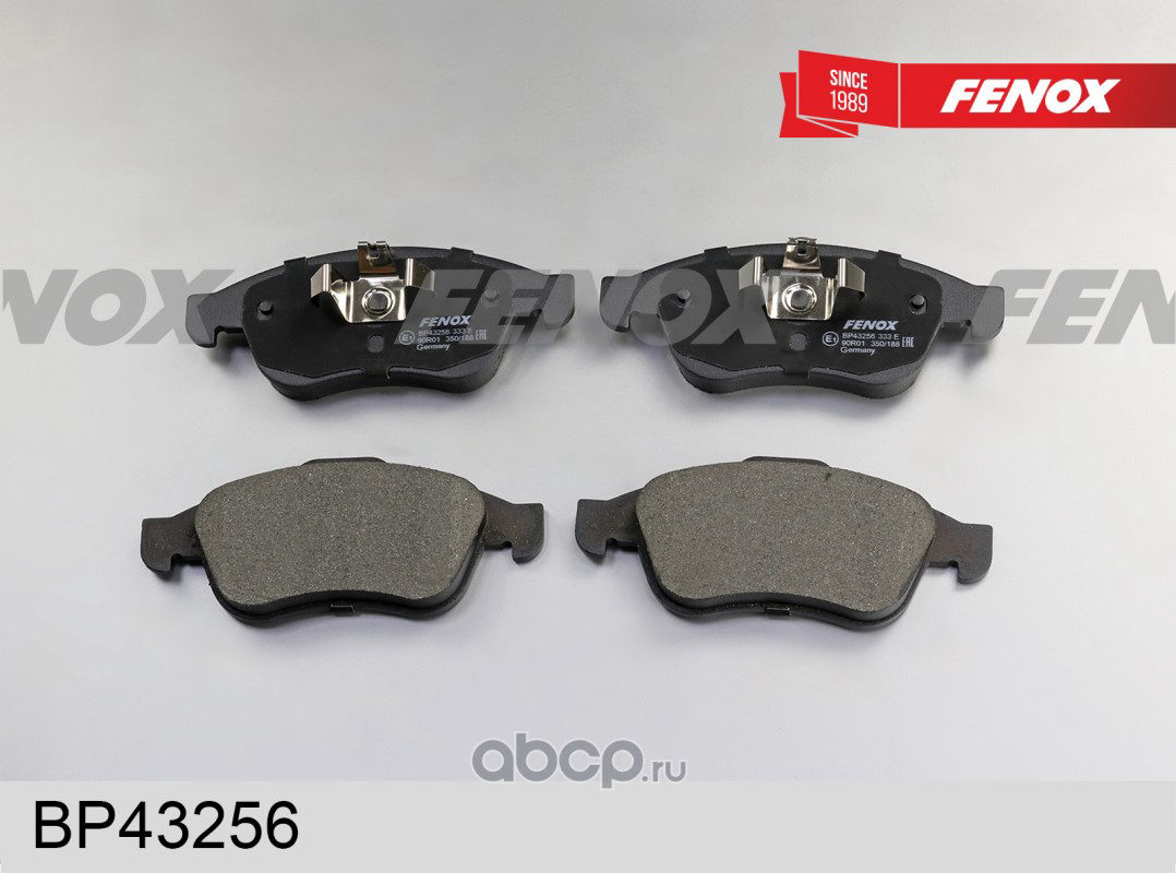 Колодки пер Renault Duster 1,5-2,0, Megane II, Scenic III Fenox