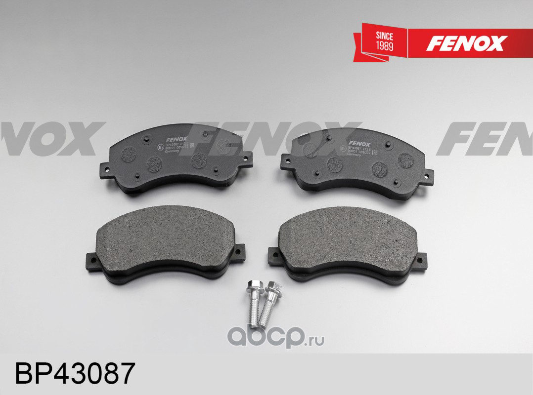Колодки пер Ford Transit 06- 2.2/2.4/3.2 TDCi, Transit Tourneo 2.2TDCi 06-; VW Amarok Fenox