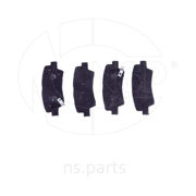 Колодки тормозные задние Hyundai Solaris (2011-2017) NSP
