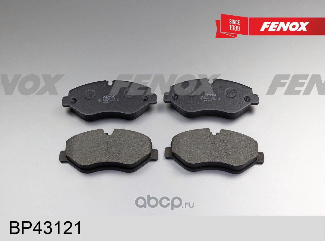 Колодки пер MB Sprinter 3t/3.5t/4.6t 06-, MB Viano 03-, Vito 03-; VW Crafter 30-35/30 Fenox