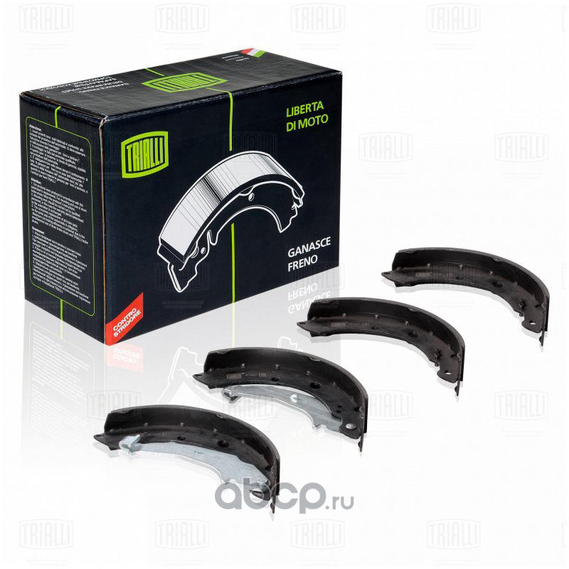 Колодки тормозные барабанные VW Polo Sedan (10-) RUS 228x42 TRIALLI
