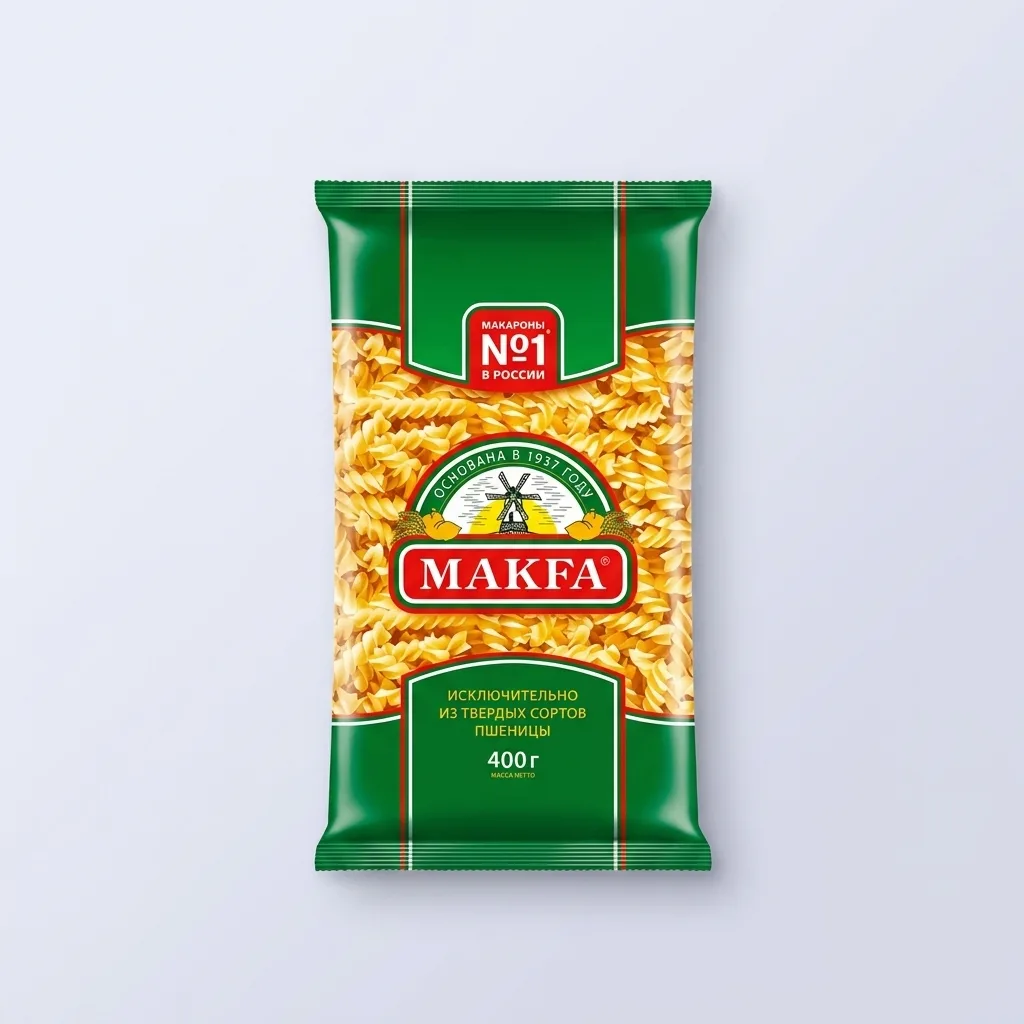 Макароны Makfa Спирали из твёрдых сортов пшеницы 400 г