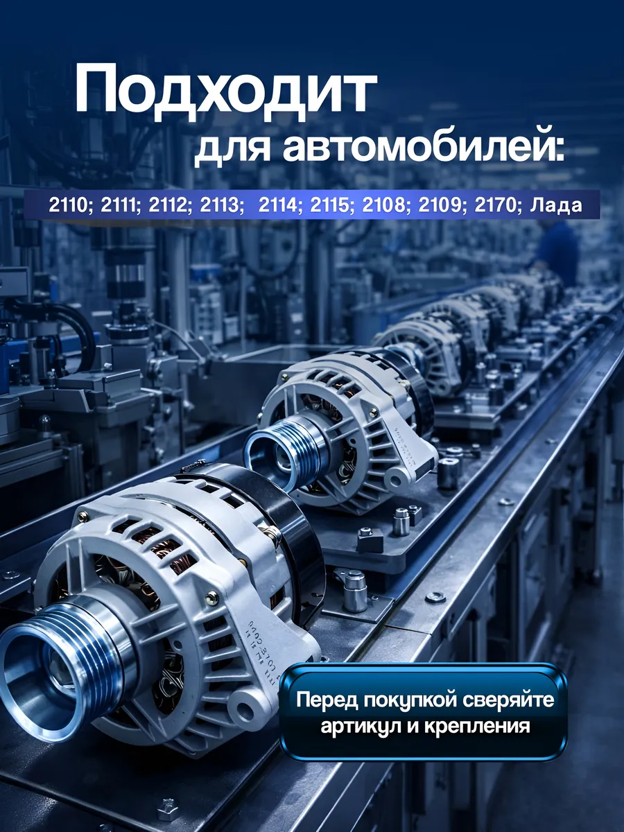 Генератор (100 А) Ваз 2110-12-08-99 инж ПРАМО- АТЭ-1 (4шт)