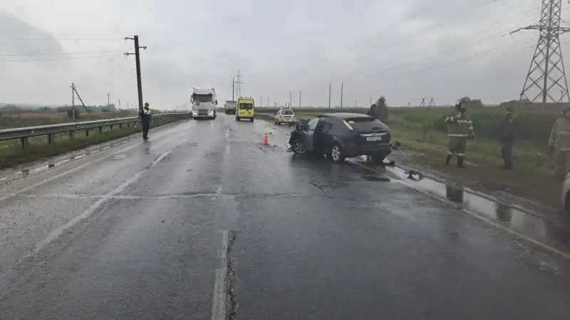 Разрешенный обгон на трассе обернулся двойным ударом и гибелью водителя