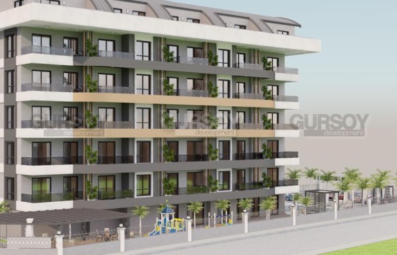 Строящийся бутик проект в центре Авсаллара, 43м2-198м2 в Турции - фото 1