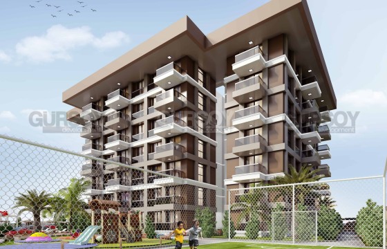 Современный проект в Газипаше. Квартиры 1+1 и 2+1 (46м2 - 123м2) в Турции - фото 5