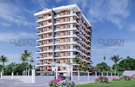 Квартиры 1+1 в современном проекте, 45 кв.м. в Авсалларе. в Турции - фото 2