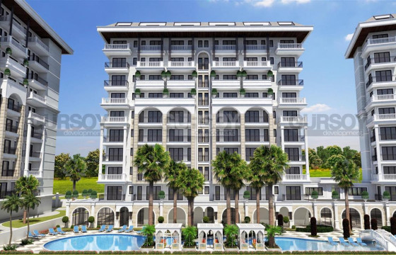 Премиальный комплекс в центре Алании. 900 метров до пляжа Клеопатры. в Турции - фото 3