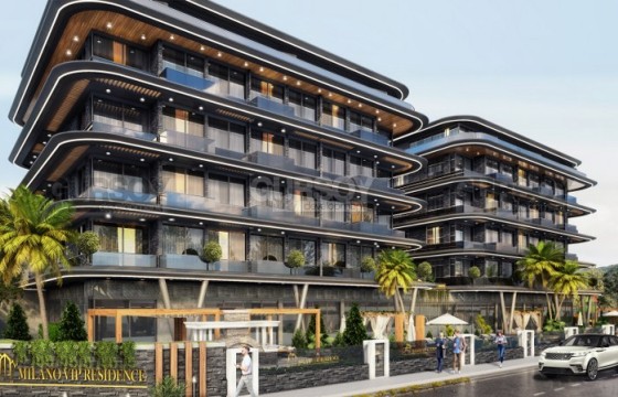 Квартира в новом элитном комплексе в районе Хасбахче. 1+1,45м2 в Турции - фото 1