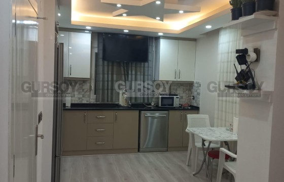 Меблированная квартира 1+1 в уютном комплексе в центре Газипаши, 65 м2 в Турции - фото 1