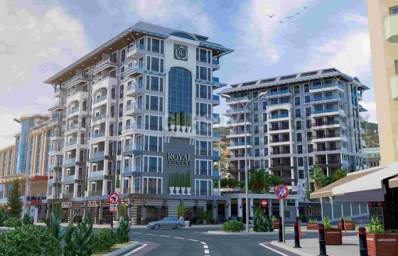 Квартиры разных планировок 58 – 233 м2 на стадии строительства в центре Алании. в Турции - фото 7