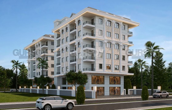 Новый строящийся проект в центре Махмутлара в 100 метрах от моря, 54м2-120м2 в Турции - фото 1