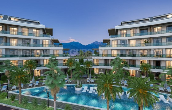 Стильный проект в районе Оба, 51м2-195м2 в Турции - фото 7