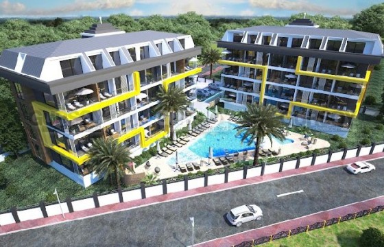 Строящийся проект в районе Кестель, 43м2-130м2 в Турции - фото 3