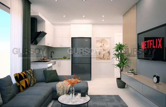 Последняя квартира в современном комплексе в районе Авсаллар. 1+1,47м2 в Турции - фото 4