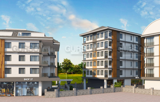 Инвестиционный  проект в самом центре Алании. до пляжа Кейкубат 700м. в Турции - фото 5