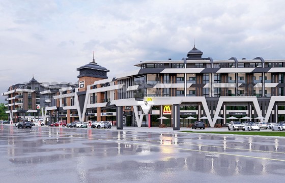 Новый проект состоящий из бизнес-центра и жилого блока в центре района Оба, 107м2-515м2 в Турции - фото 2