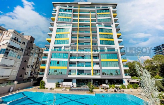 Шикарная квартира 1+1 в элитном комплексе на первой линии в Махмутларе, 65 м2 в Турции - фото 12