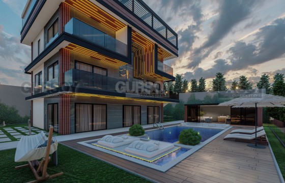 Роскошная новая отдельно стоящая вилла 4+2 с восхитительными видами в Бекташе, 424 м2 в Турции - фото 7