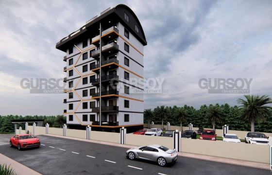 Две квартиры в строящемся доме в районе Авсаллар.  1+1,48м2 в Турции - фото 1