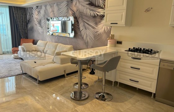 Апартаменты 2+1 в комплексе премиум класса с видом на море в районе Конаклы, 110м2 в Турции - фото 1