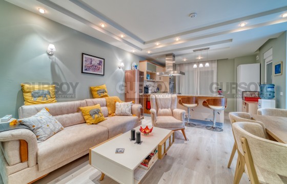 Уютная меблированная квартира 2+1 в районе Оба, 115м2 в Турции - фото 3