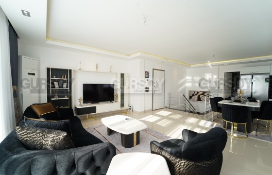 Стильный дуплекс в Махмутларе 3+1 с восхитительным видом на море, 175 м2 в Турции - фото 8