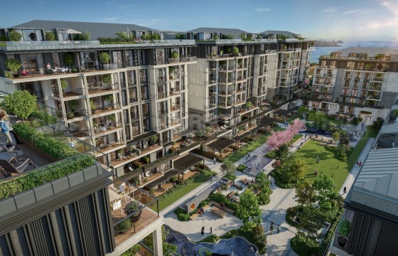 Элитный комплекс с видом на Босфор в самом центре района Бешикташ, 65м2-483м2 в Турции - фото 1