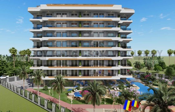 Современный строящийся комплекс в шаге от центра города Газипаша, 51-103 м2 в Турции - фото 2