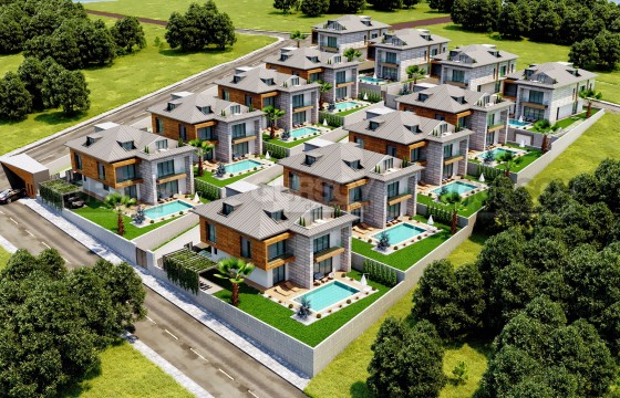 Новые виллы рядом с западной пристанью Стамбула в районе Бейликдюзю, 501м2 в Турции - фото 12