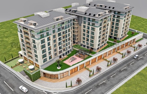 Инвестиционный проект на этапе строительства в районе Беликдюзю, 131м2-360м2 в Турции - фото 9