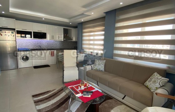 Просторная меблированная квартира 1+1 с видом на горы в 400 м от моря в Махмутларе, 65 м2 в Турции - фото 12