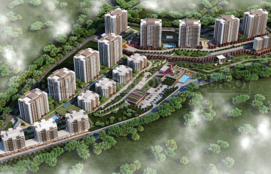 Шикарный проект под гражданство с видом на Мраморное море в Бейликдюзю, 127м2-200м2 в Турции - фото 4