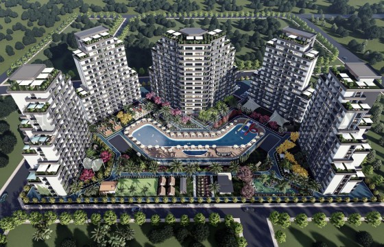 Масштабный проект в центре района Соли,59м2-130м2 в Турции - фото 1