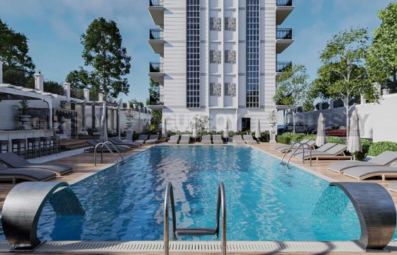 Новая квартира 1+1 в элитном современном жилом комплексе в Махмутларе, 58 м2 в Турции - фото 2