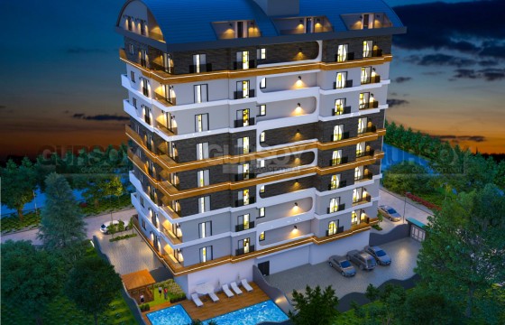 Новые квартиры в соврменном ЖК всего в 400 метрах от моря в Махмутларе, 55-164 м2 в Турции - фото 7