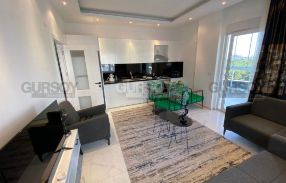 Меблированная квартира 2+1 в новом комплексе в районе Оба, 100м2 в Турции - фото 4