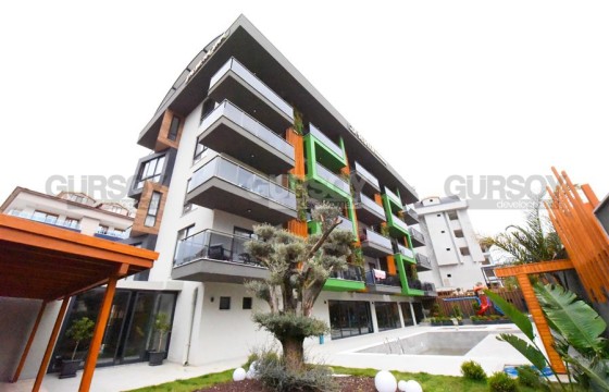 Новые квартиры в современном комплексе с инфраструктурой в районе Оба, 56-206 м2 в Турции - фото 12