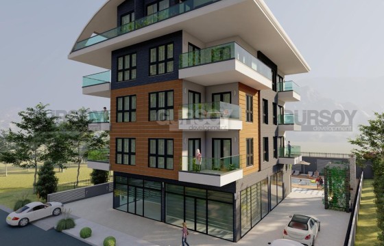 Квартиры в рассрочку в строящемся комплексе в районе Оба, 50-93 м2 в Турции - фото 9