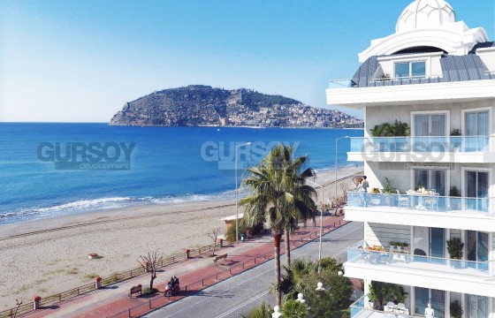 Уникальный проект на первой береговой линии в центре Алании, 53м2-155м2 в Турции - фото 10