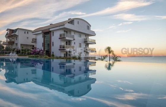 Квартира 2+1 с видом на море из всех комнат, 110 м2. Конаклы, Алания. в Турции - фото 5