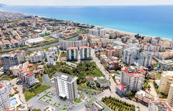 Квартира 1+1 с видом на море, 58 м2. Тосмур, Алания. в Турции - фото 7