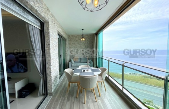 Квартира 1+1 на первой береговой линии в престижном комплексе, 65 м2. В Каргыджаке. в Турции - фото 4